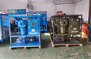 مجموعتين DVTP-50 (3000LPH) مبيعات أجهزة تنقية زيت المحولات إلى تايلاند الكهربائية الصناعية