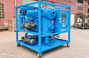 مبيعات آلة تنقية زيت المحولات الفراغية DVTP100 (6000LPH) إلى الولايات المتحدة الأمريكية