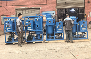 Four sets of HFR10 Phosphate Ester Fire-resistant Oil Purifier Sales to Pakistan