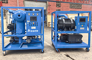 بيع وحدة مضخة التفريغ VPS2000 ومحطة تنقية زيت المحولات DVTP100 إلى تركيا