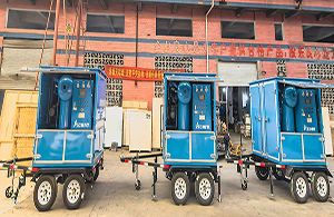 مبيعات محطة تنقية زيت المحولات المتنقلة MTP100 (6000LPH) إلى الإمارات العربية المتحدة